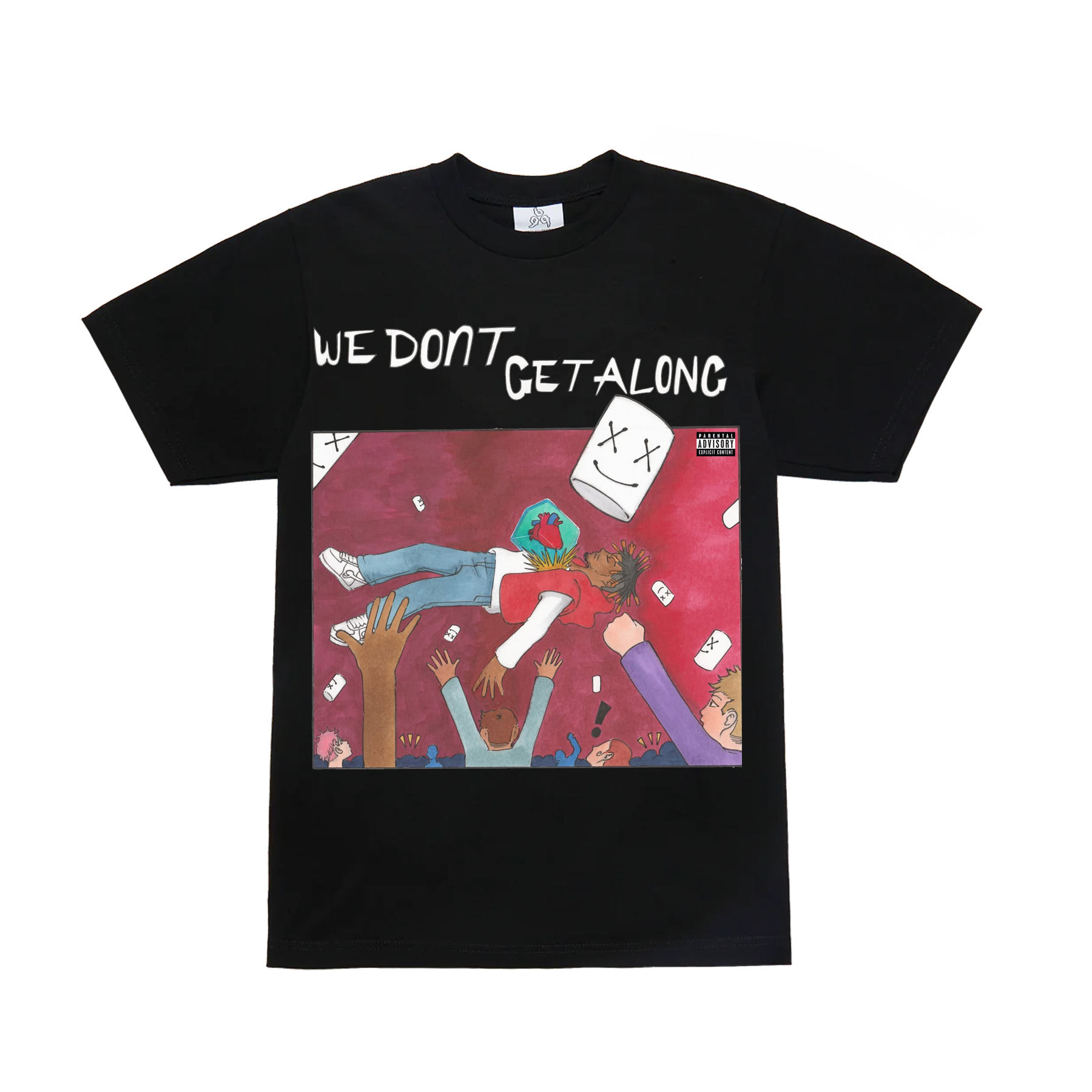 999 CLUB WE DONT GET ALONG T-SHIRT